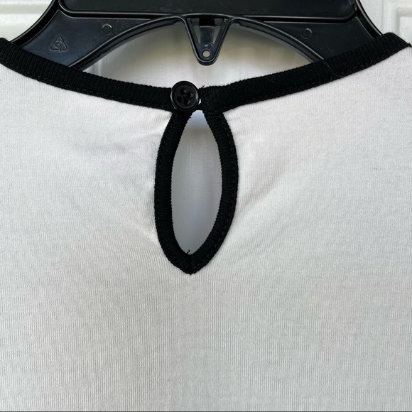 •Hanna Andersson• Soft Knit Cream/Black Dress - Size 8 - Picture 6 of 9